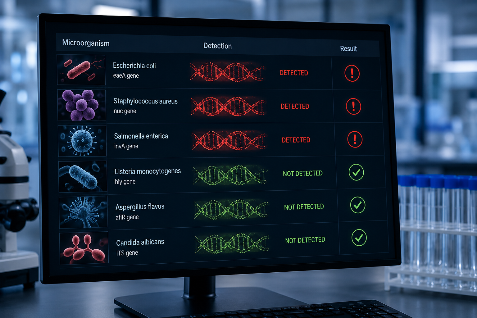 Clinically Relevant Microbial Signals at Bactera